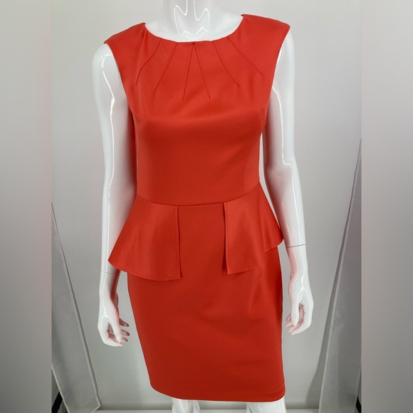 Nine West Dresses & Skirts - Nine West Red Dress Sleeveless Lined Size 4 Zippered Back Gently Used